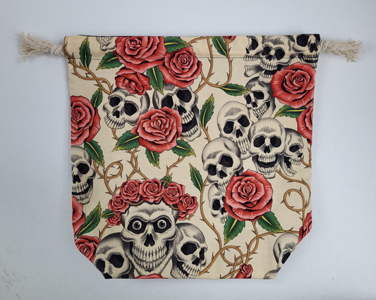 Skulls & Roses Project Bag