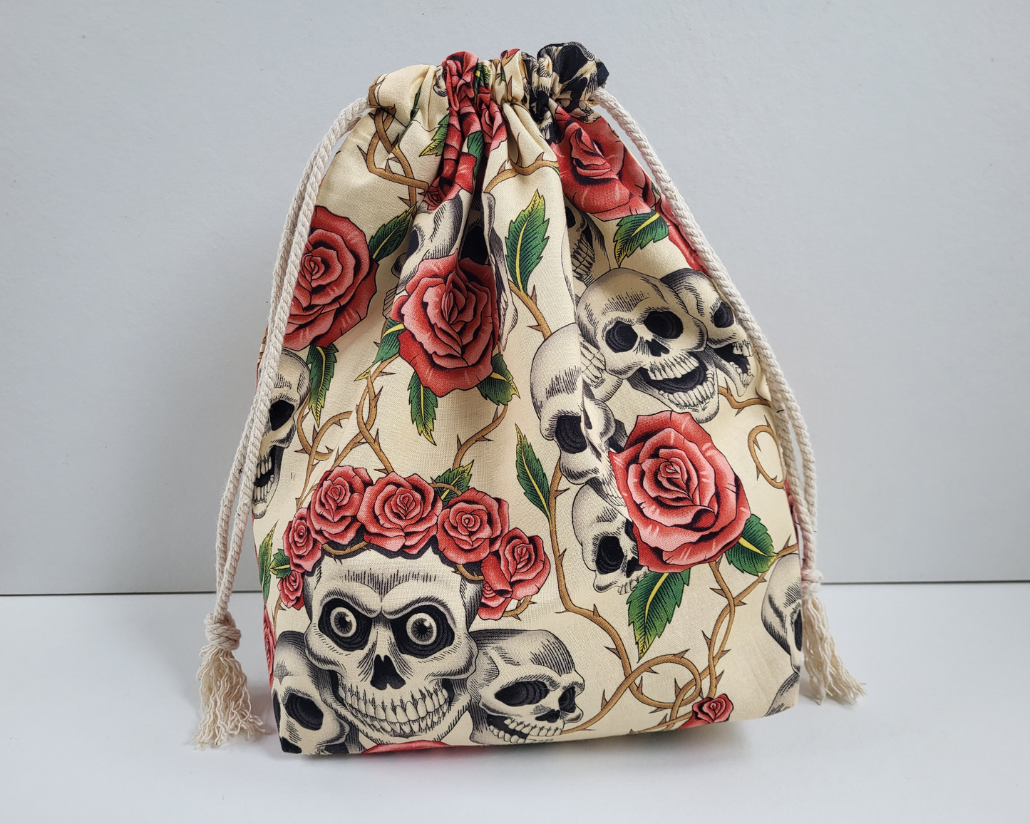 Skulls & Roses Project Bag