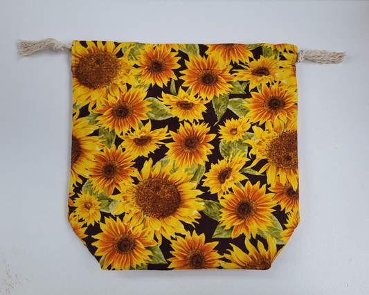 Sunflower Project Bag