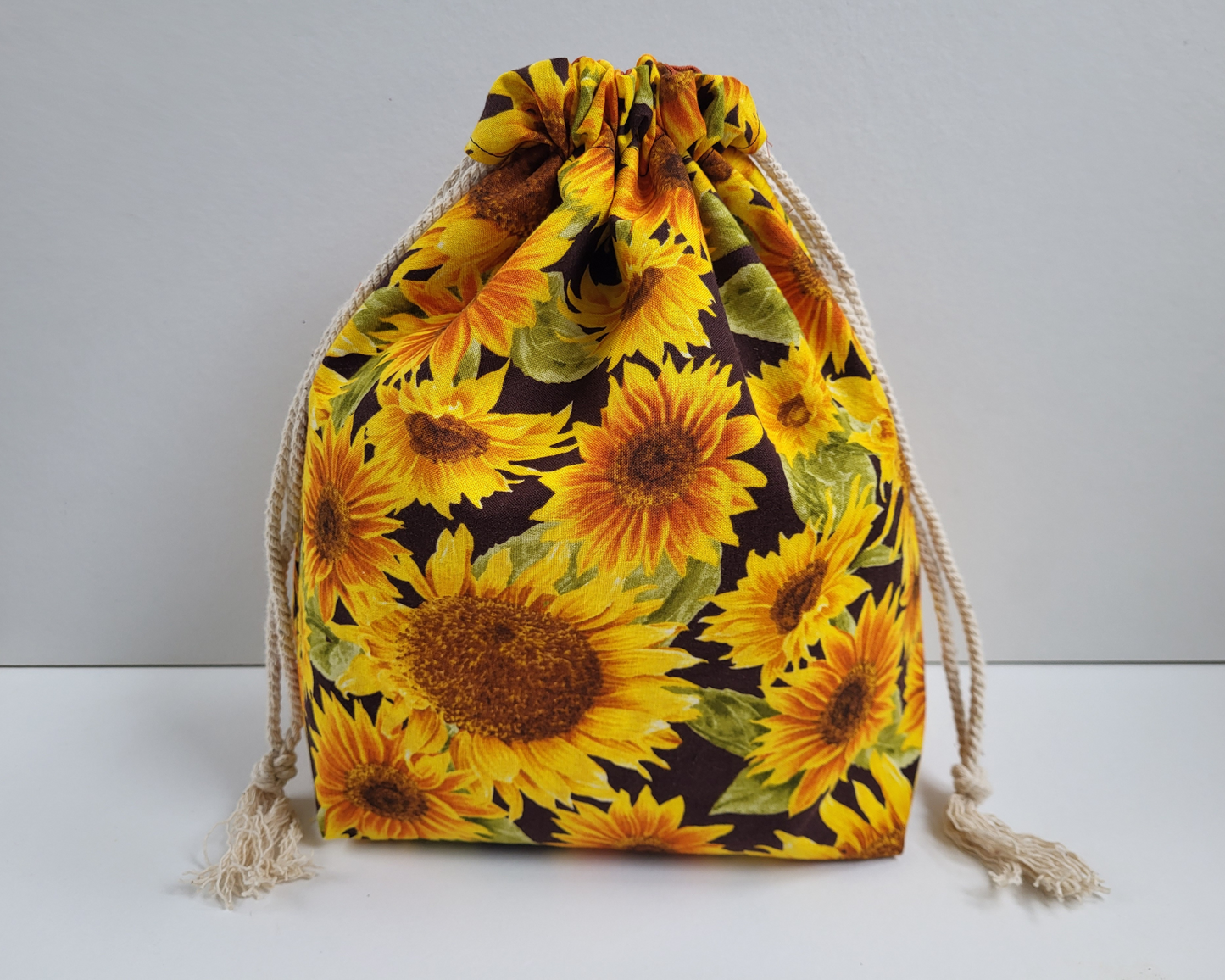 Sunflower Project Bag