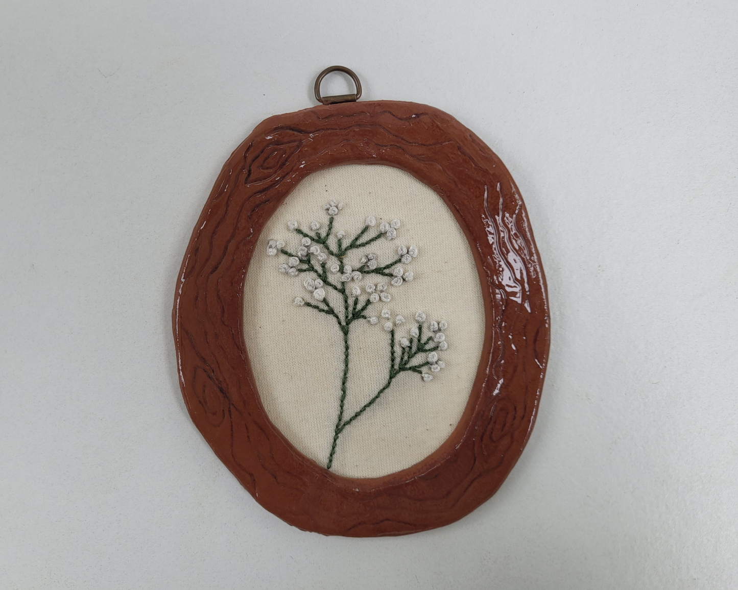 Clay Framed Wildflower