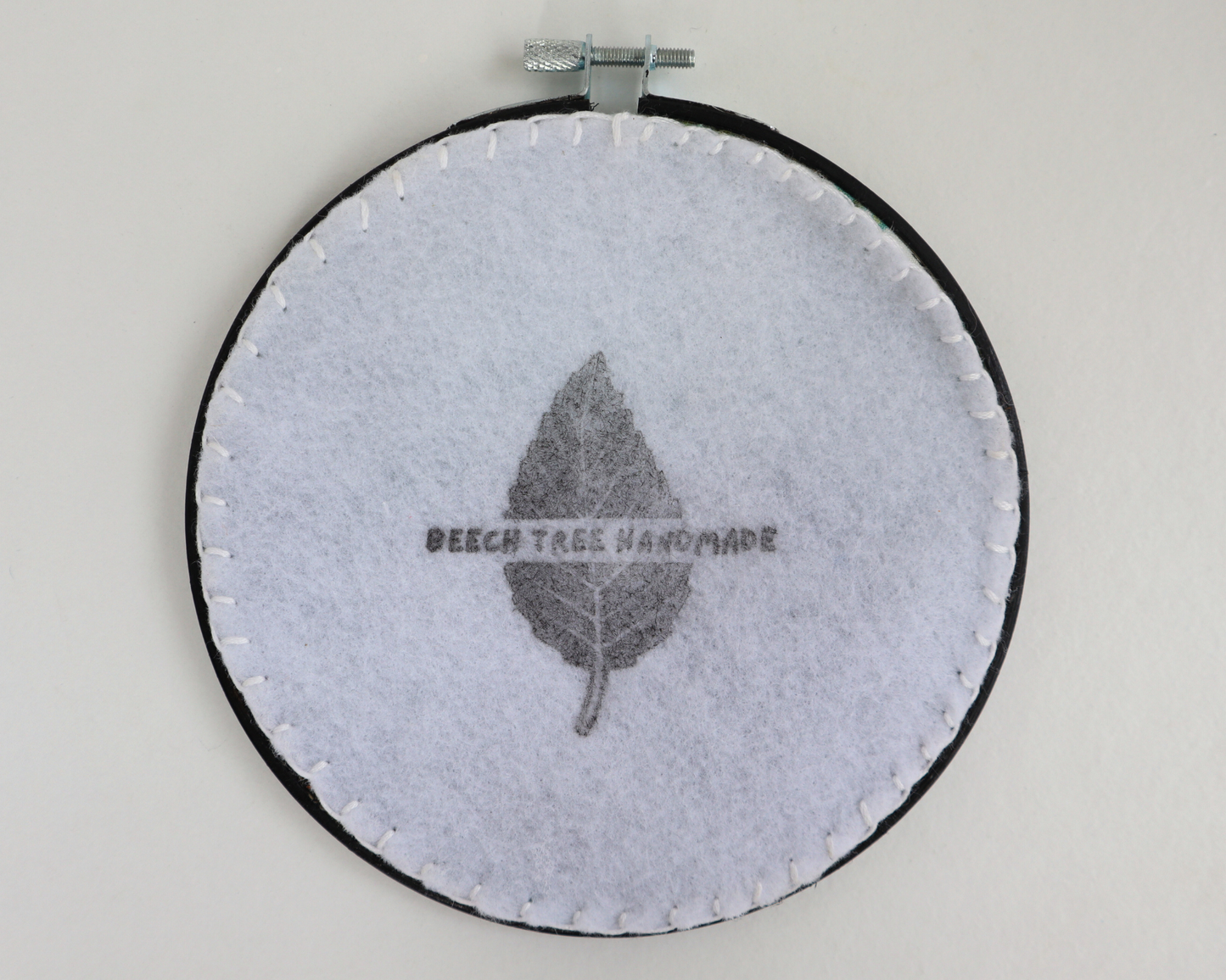 I Choose The Bear embroidered hoop