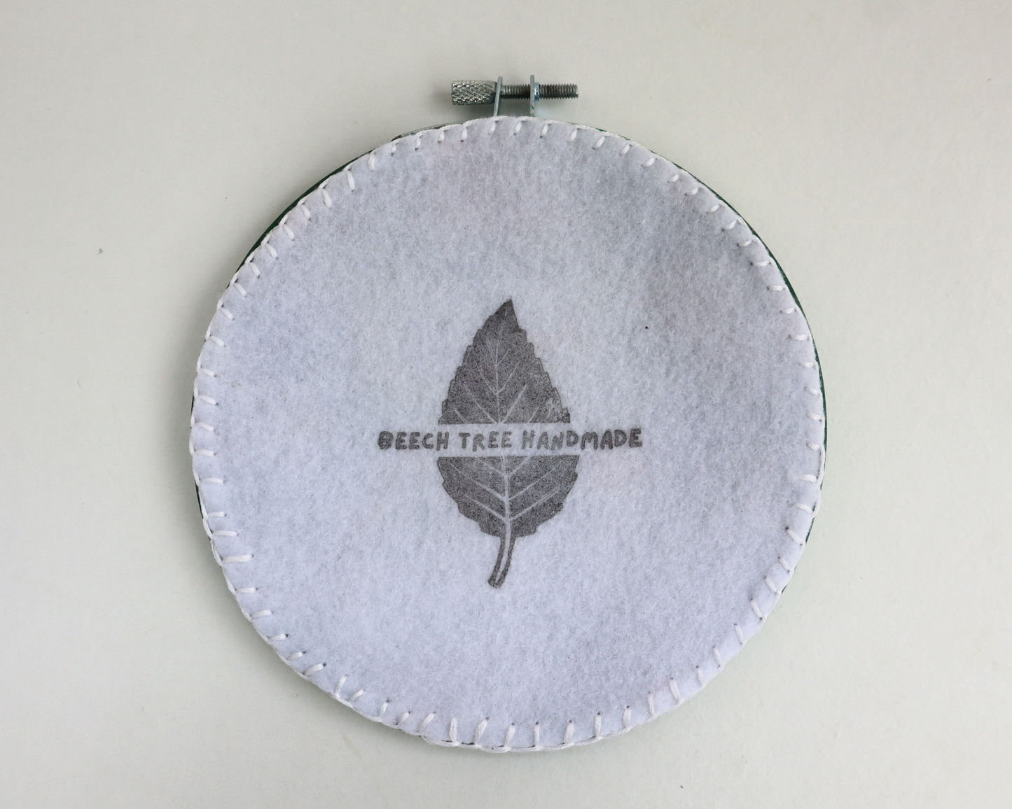 What You Choose To Focus On Will Grow embroidered hoop