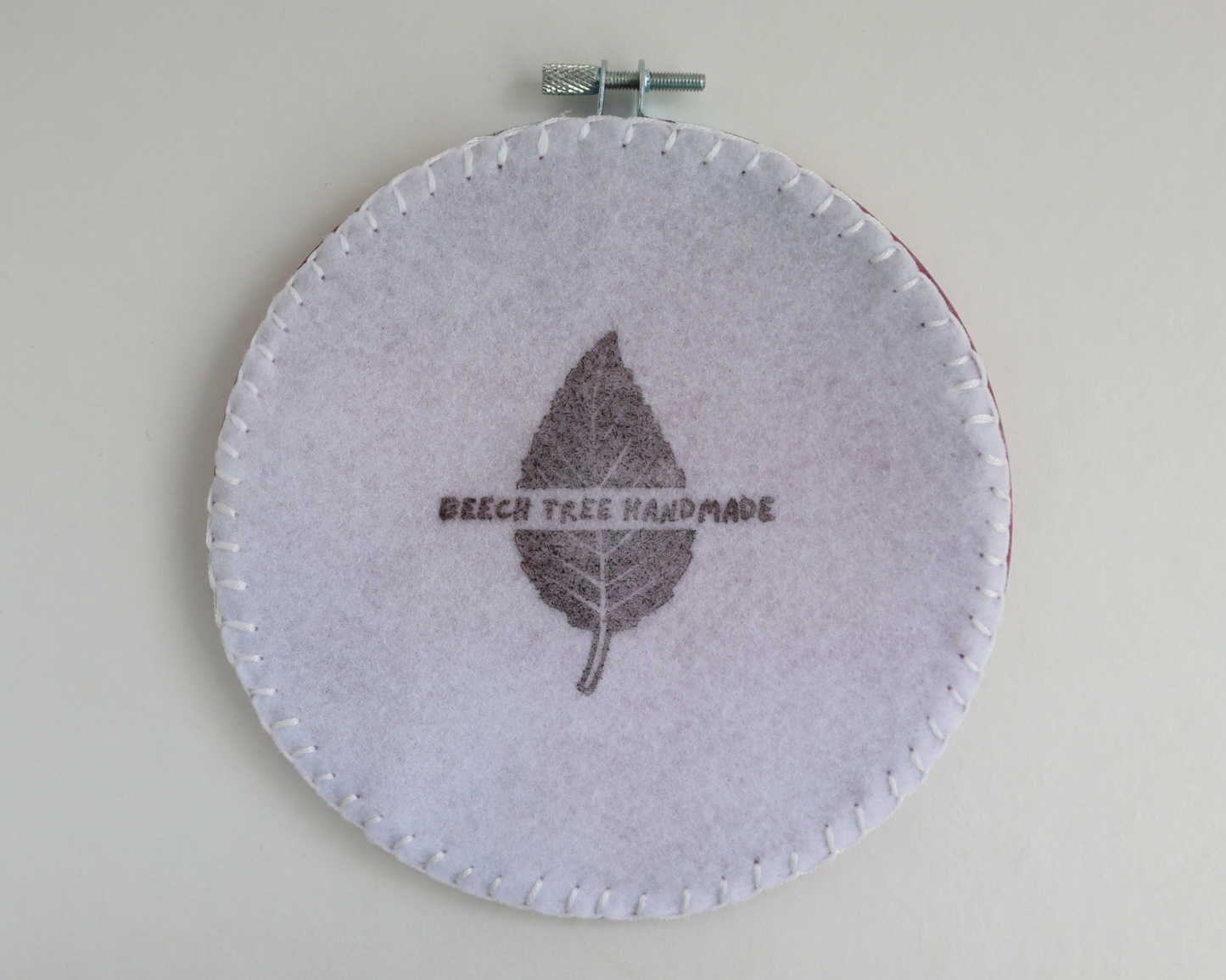 A Year From Now You'll Be Glad You Started embroidered hoop