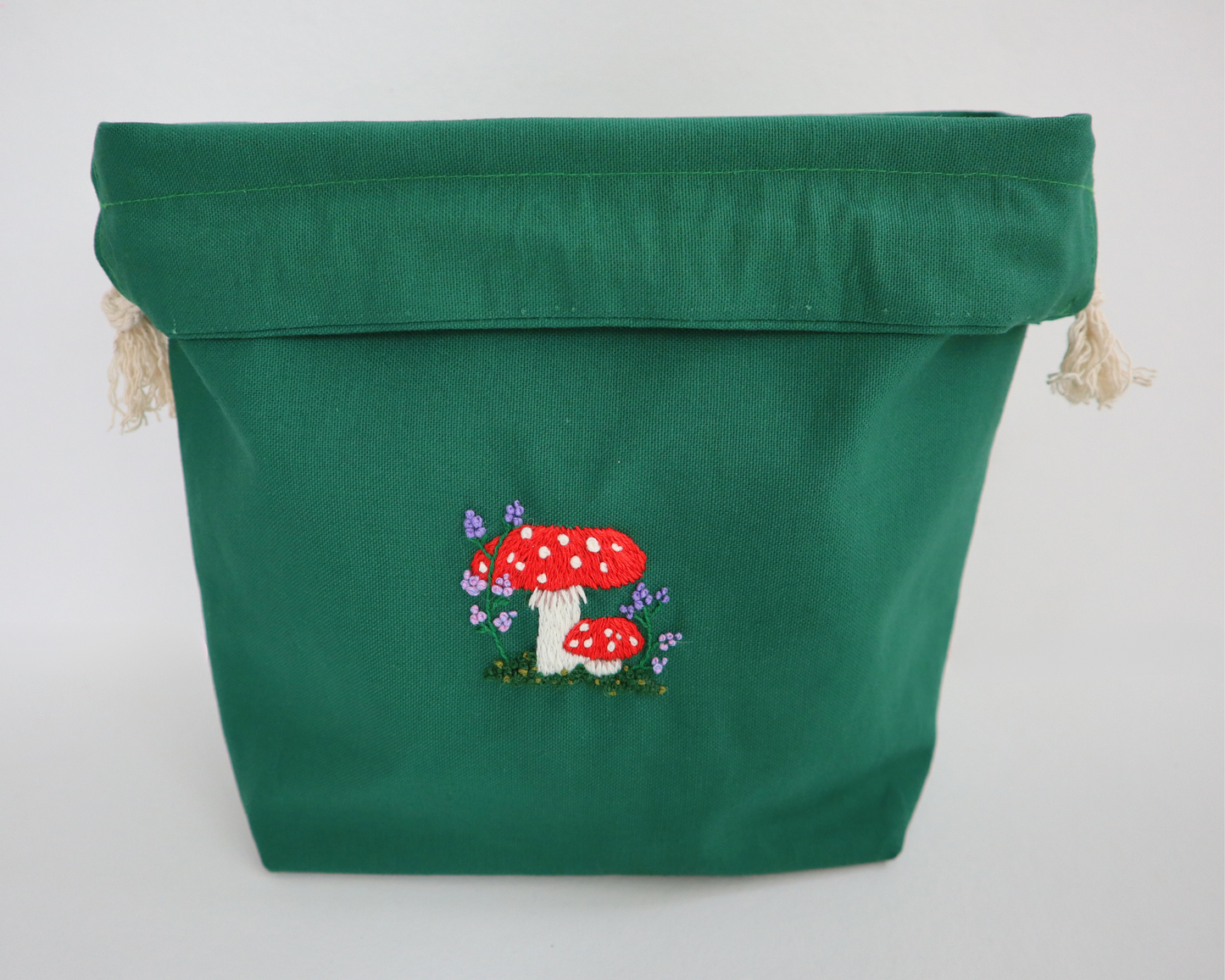 Green, Mushroom Project Bag