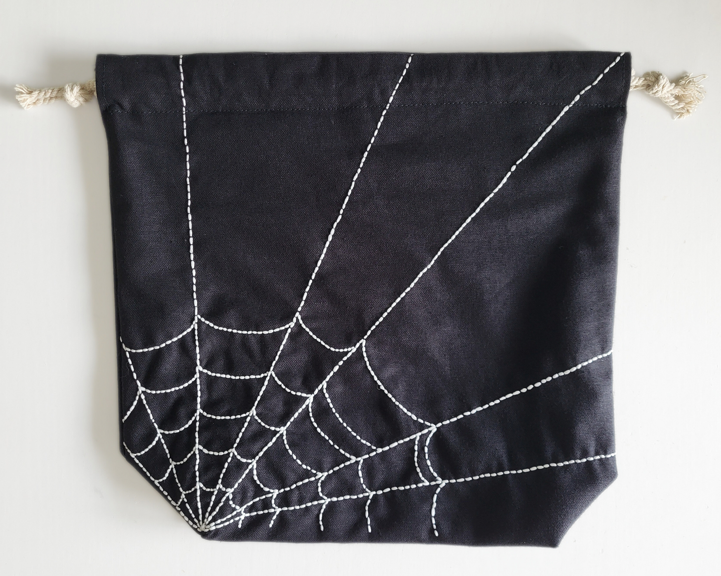 Glow In The Dark Spiderweb Project Bag